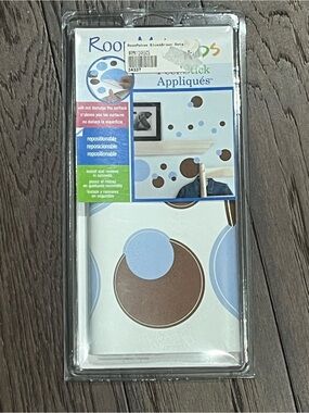 RoomMates Blue & Brown Dots Wall Appliqués